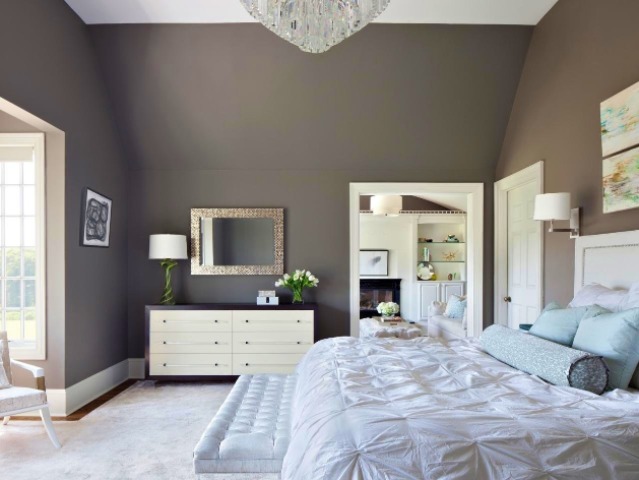 Варианты покраски стен в спальной комнате — какой цвет выбрать